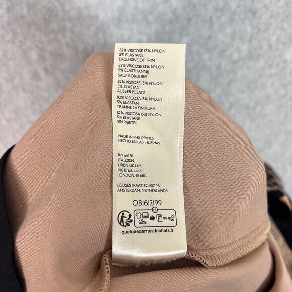 Anthropologie Maeve Brown Print The Margot Kick Flare Cropped Trousers Sz Small - Picture 13 of 13